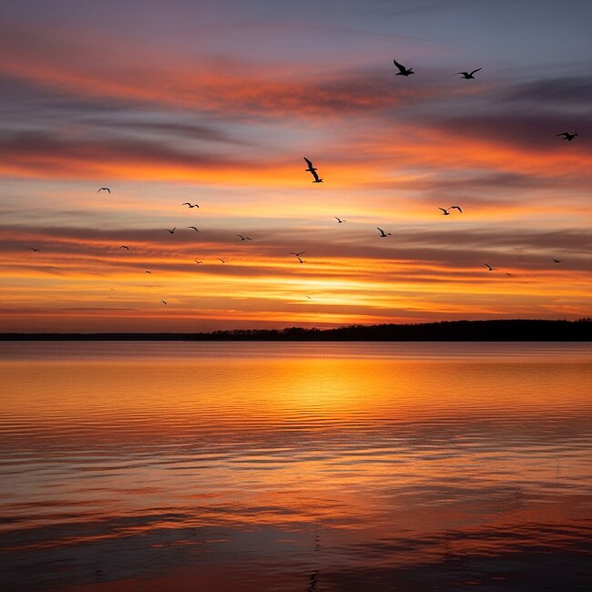 Abendstimmung am Müritz-Nationalpark Abendstimmung am Müritz-Nationalpark