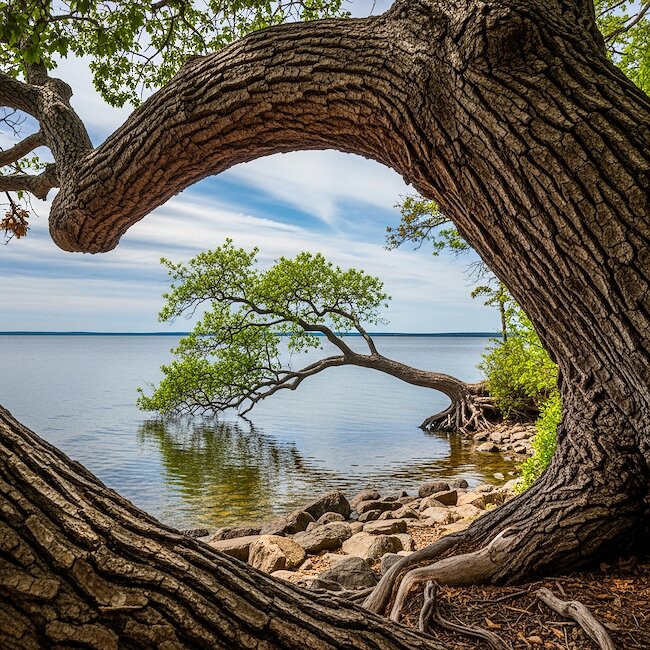 Ufer am Steinhuder Meer im Sommer
