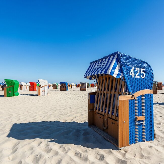 Strandkörbe in Dornumersiel