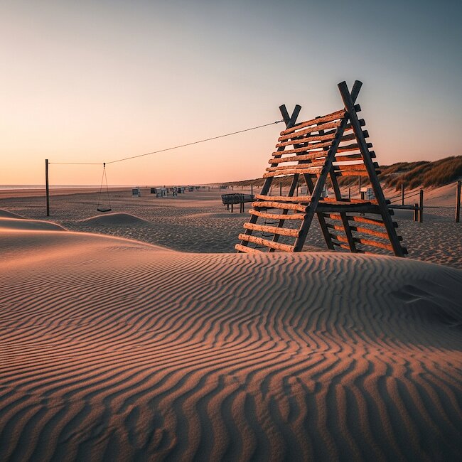 Strandspielzeug am Strand von Dornumersiel