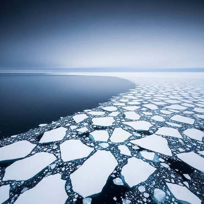 Winterlandschaft am Haff in Mönkebude