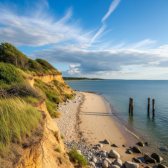 Steilküste bei Pelzerhaken Steilküste bei Pelzerhaken