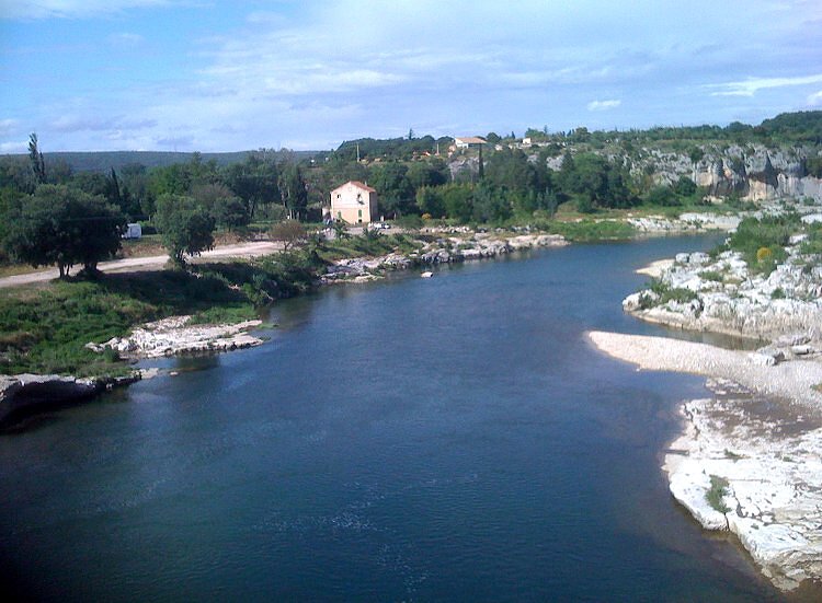 Le Gardon à Collias