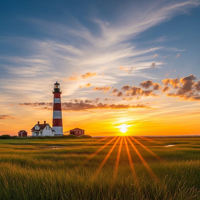 Westerhever Leuchtturm bei St. Peter-Ording
