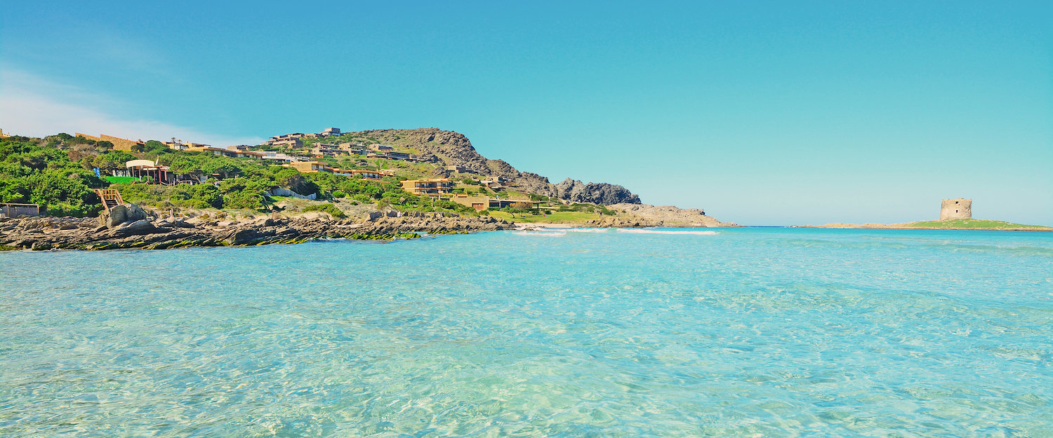 L'acqua cristallina della spiaggia la Pelosa. L'acqua cristallina della spiaggia la Pelosa.
