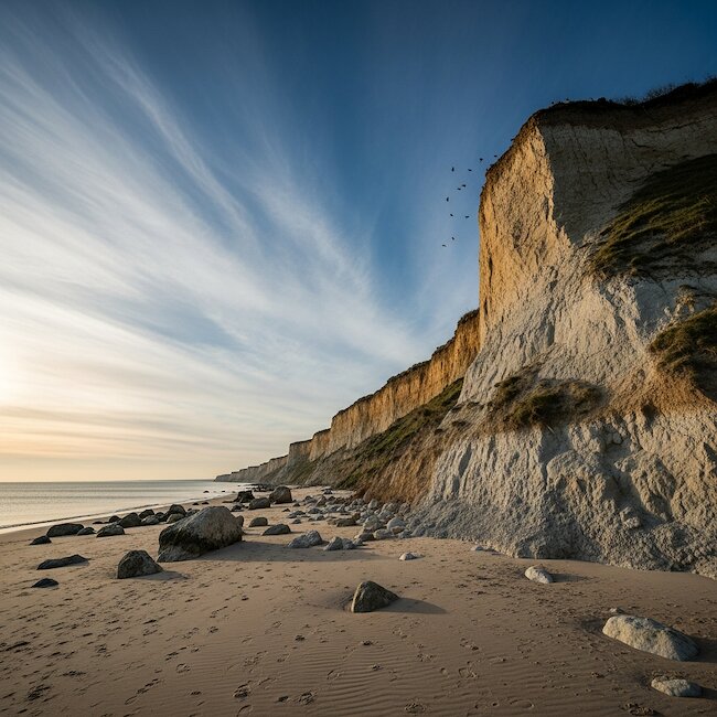 Steilküste auf Fehmarn