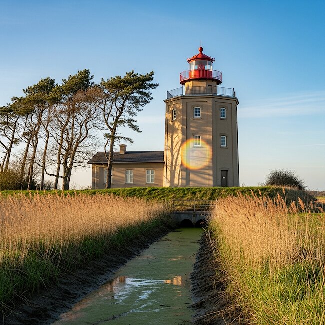 Westermarkelsdorf Leuchtturm auf Fehmarn