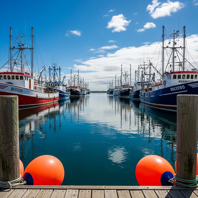 Hafen in Burg auf Fehmarn