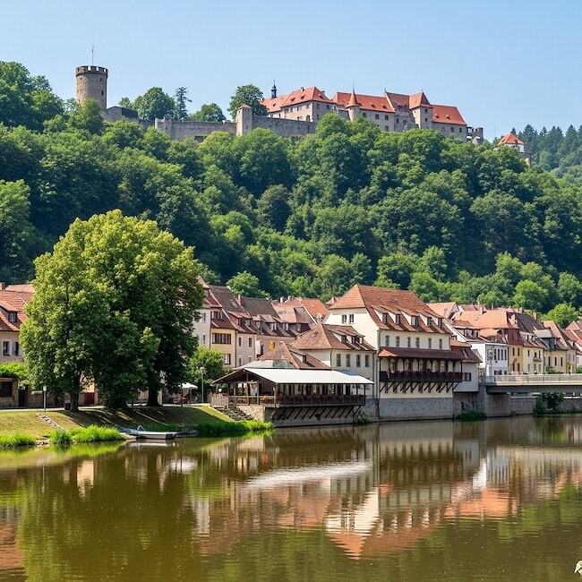Blick auf Freyburg an der Saale Blick auf Freyburg an der Saale