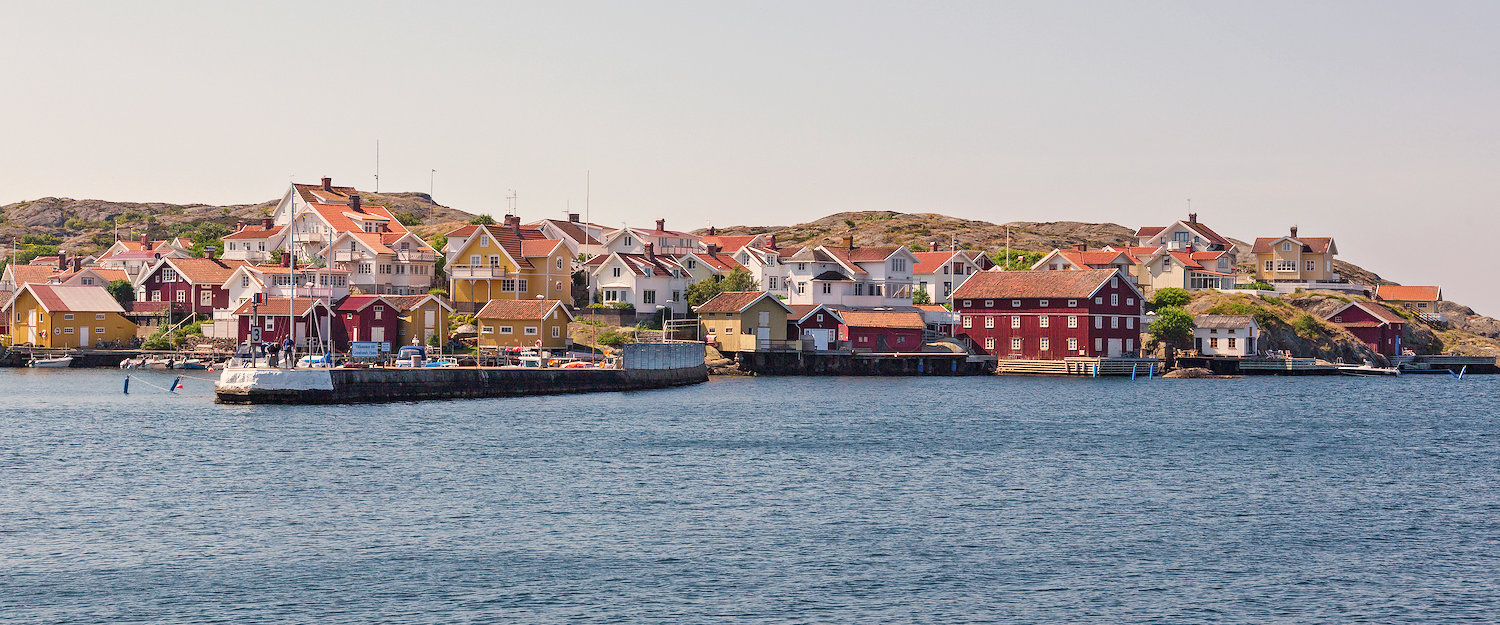 Blick auf den Hafen von Bohuslän