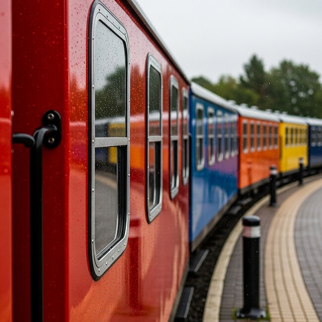 Inselbahn auf der Insel Langeoog