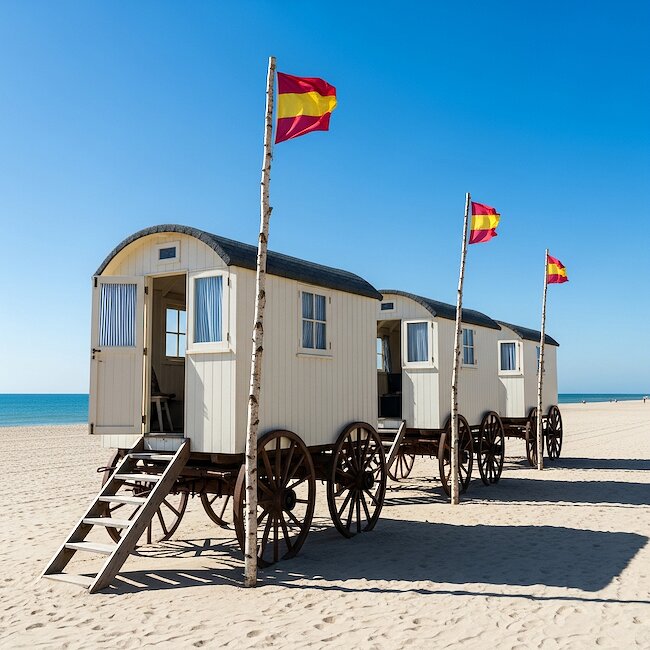 Badewagen auf Norderney