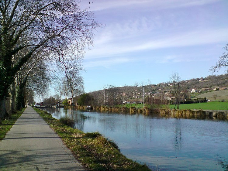 Canal du Midi à Castelnau d'Estretefonds