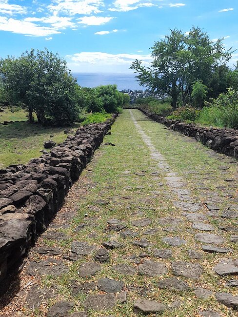 Chemin pavé de Bellemène