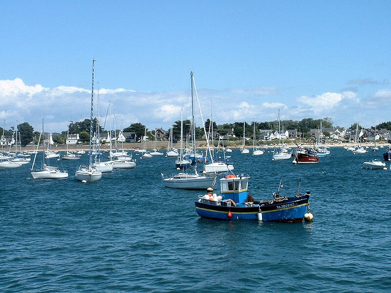 Vue sur le port de Camaret