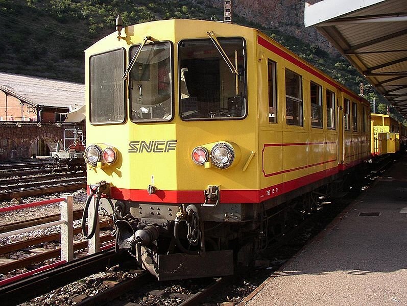 Le petit train jaune de Cerdagne, le "Canari"