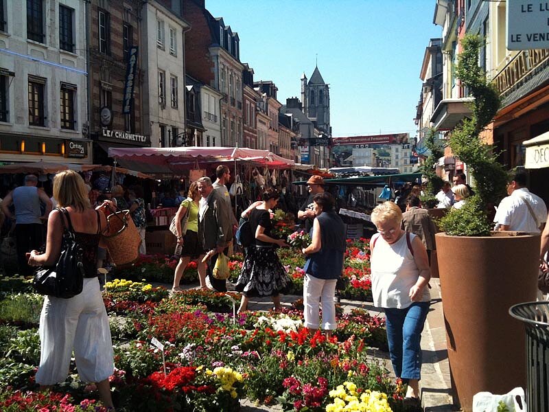 Le marché de Pont Audemer
