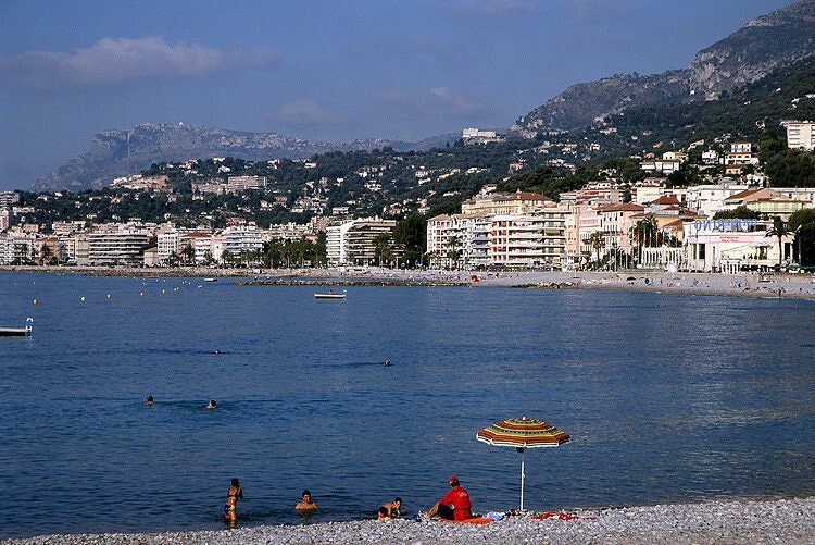 Plage de Menton