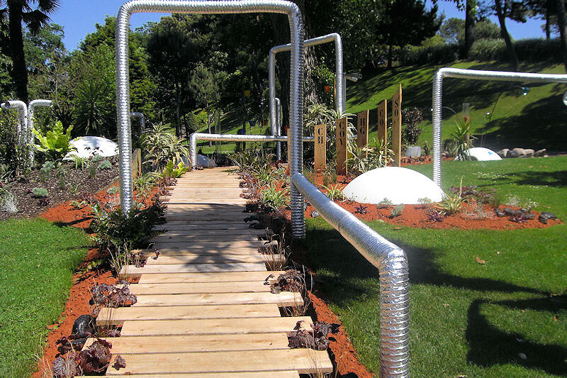 Le parc des Dryades - Exposition sur le recycage de l'Air pour les plantes (juin 2010)