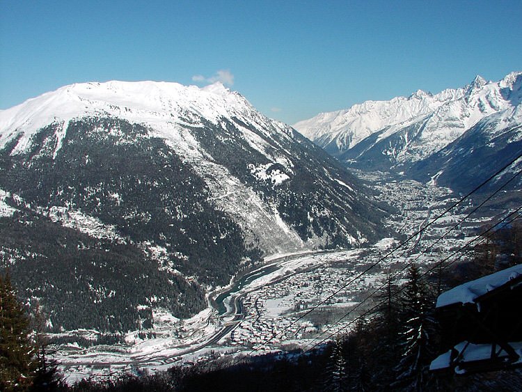 Aiguillette avec bas de la vallée - Les Houches