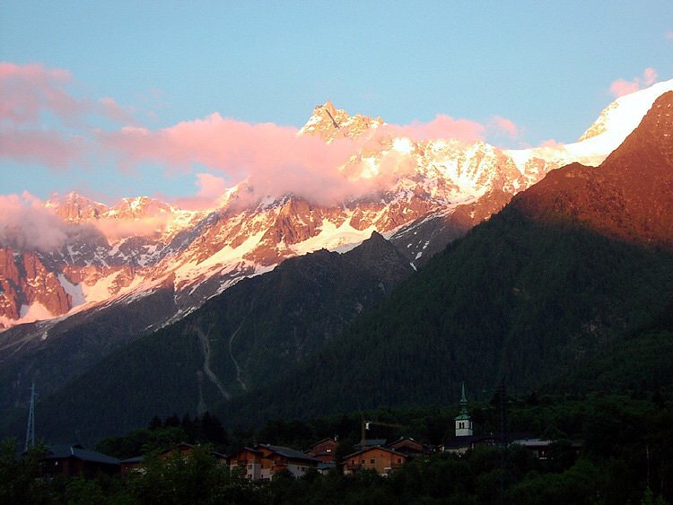 Coucher de soleil - Les Houches