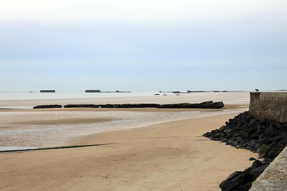 Gold Beach - plage du débarquement de Normandie