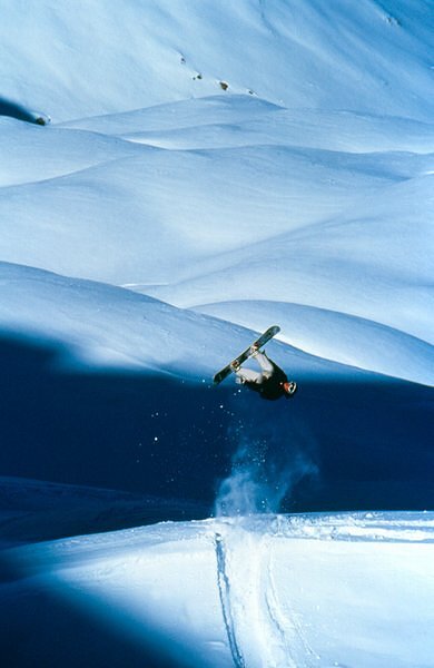 Saut en snowboard - Les Saisies
