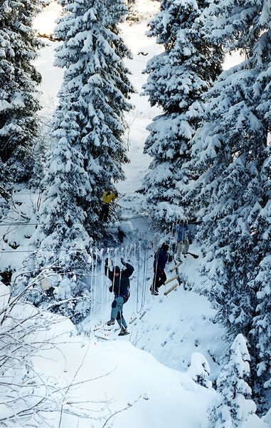 Parcours aventure - Les Saisies