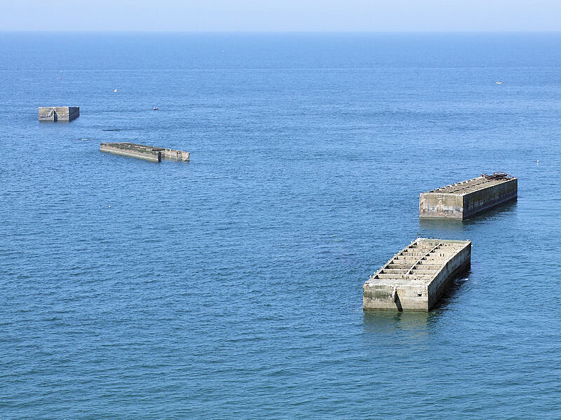 Vestiges du port Mulberry