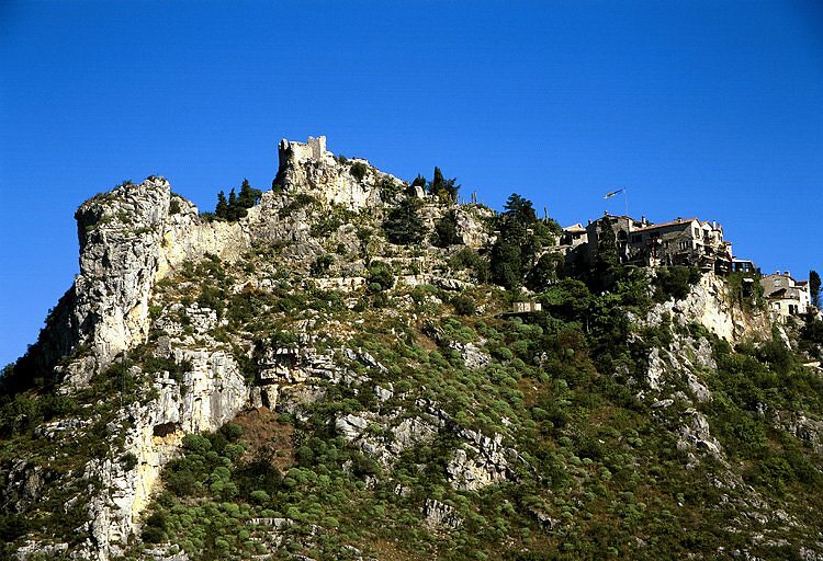 Eze vue de l'est - Côte d'Azur