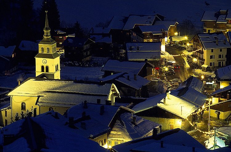 Village la nuit - Arêches Beaufort