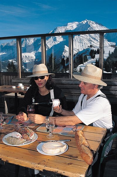 Déjeuner en terrasse