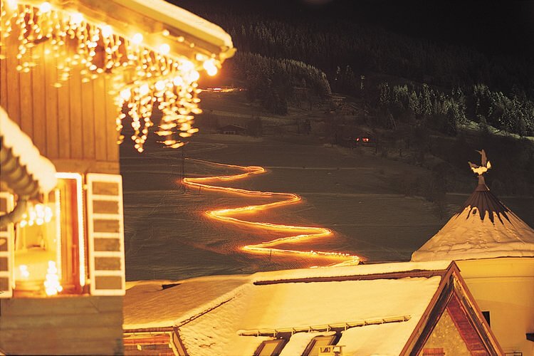 Descente aux flambeaux au Jaillet