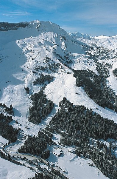 Piste de descente Cote 2000