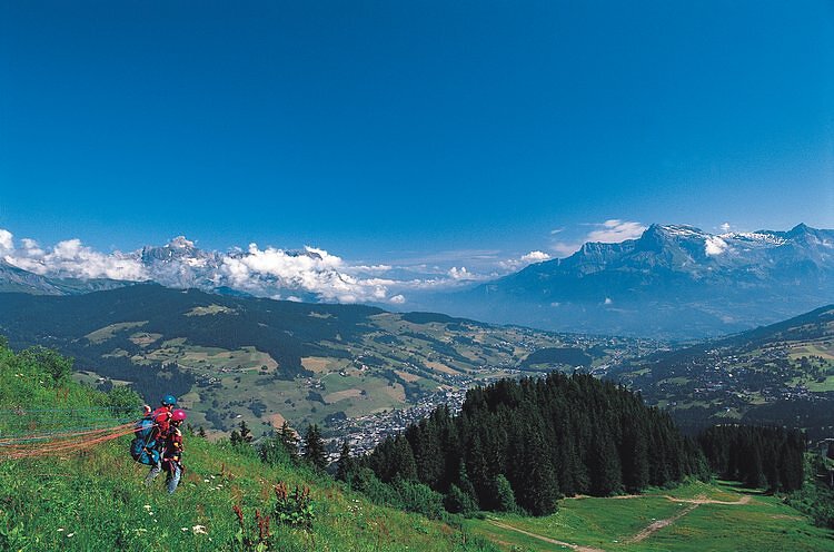 Départ parapente