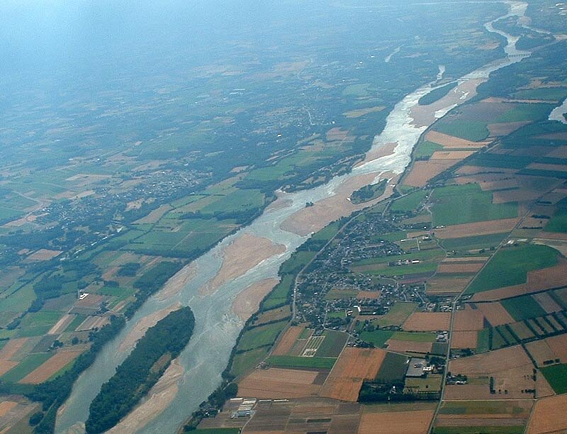 Passage de "La Loire à Vélo"