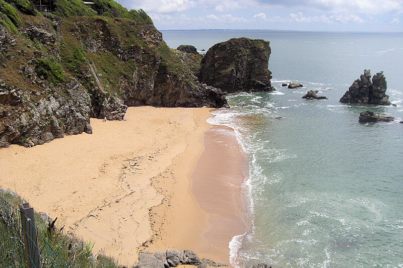 Plage des Jaunais - Zone naturiste