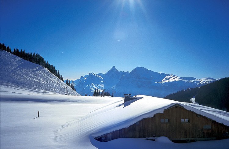 Chalet sous la neige - Les Carroz
