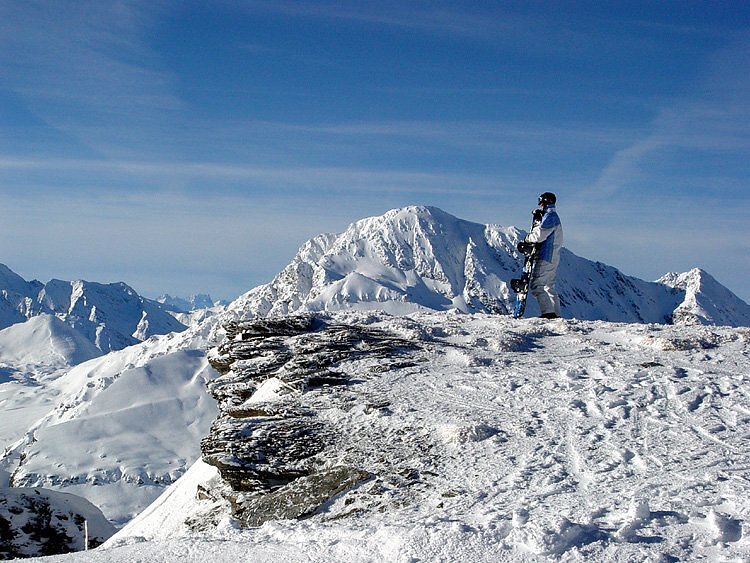 Panorama snowboarder - Val Cenis Panorama snowboarder - Val Cenis