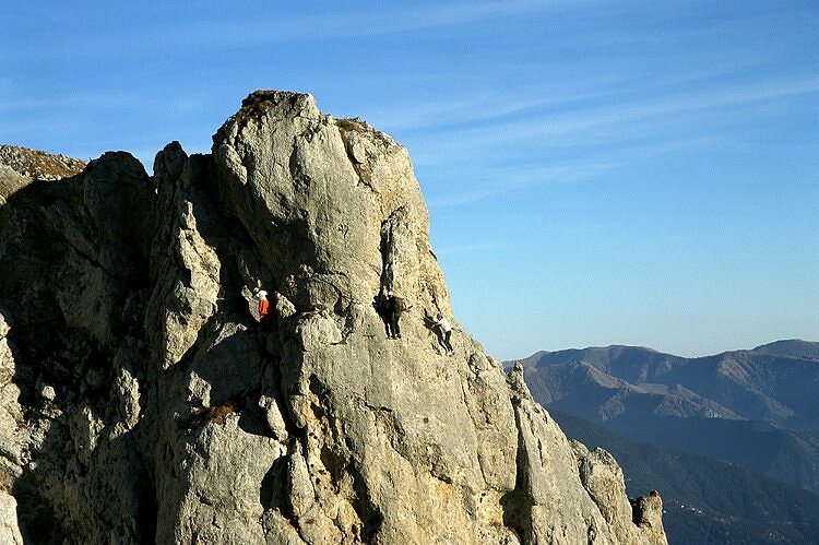 Via ferrata - La Colmiane Via ferrata - La Colmiane