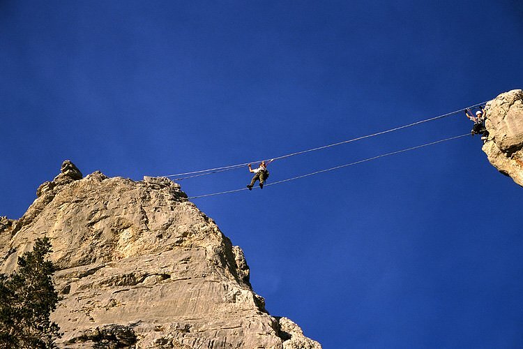 Via ferrata - La Colmiane Via ferrata - La Colmiane