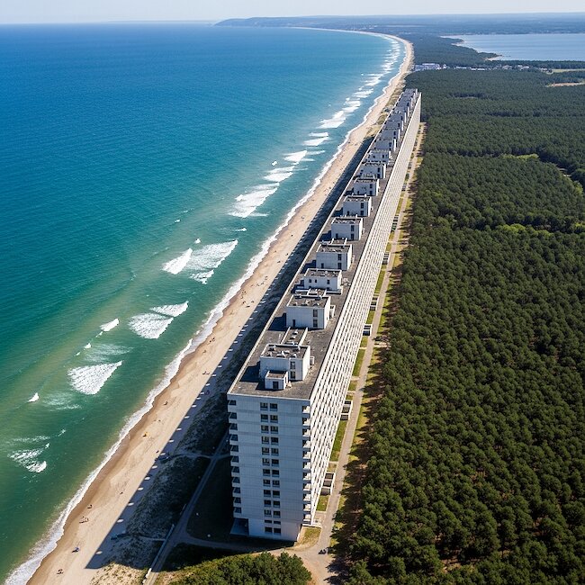 Luftaufnahme von Prora auf Rügen Luftaufnahme von Prora auf Rügen