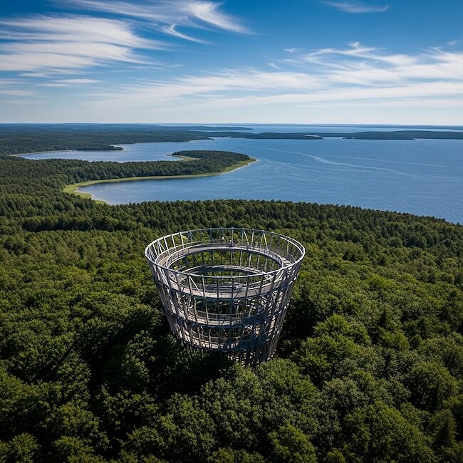 Baumwipfelpfad in Prora auf Rügen Baumwipfelpfad in Prora auf Rügen
