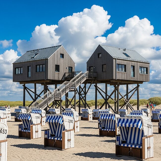 Ferienwohnugen und Ferienhäuser in Schleswig-Holstein für Ihren Urlaub in St. Peter Ording