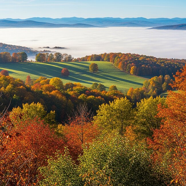 Herbstlandschaft in Thüringen