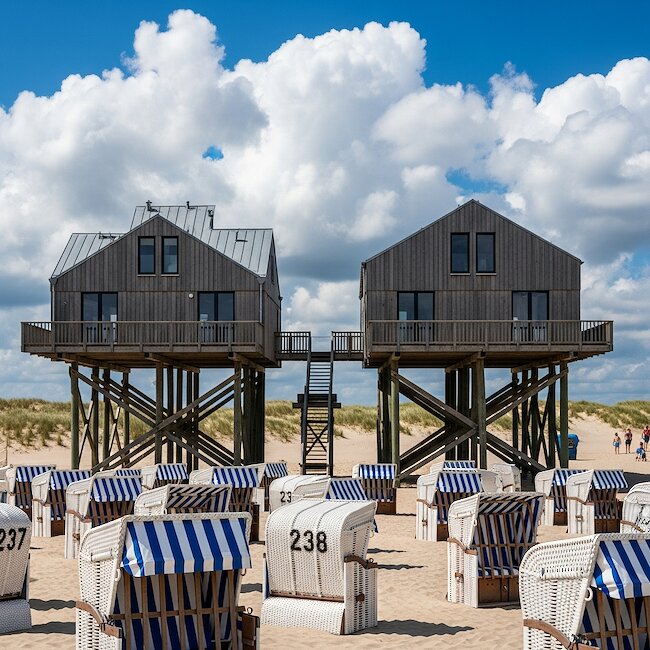 Ferienwohnugen und Ferienhäuser in Schleswig-Holstein für Ihren Urlaub in St. Peter Ording