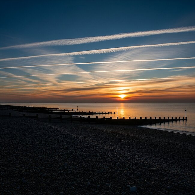 Sonnenuntergang bei Börgerende Sonnenuntergang bei Börgerende