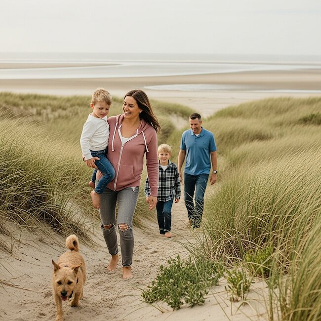 Strandansicht von St. Peter-Ording Strandansicht von St. Peter-Ording