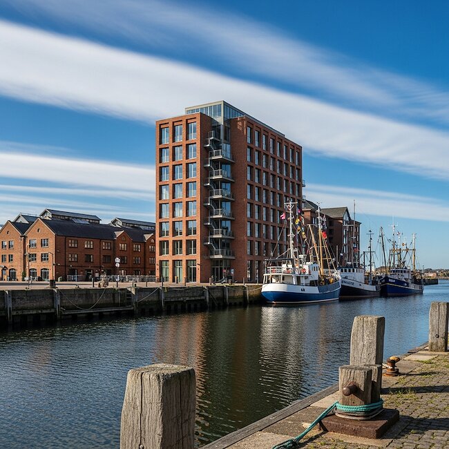 Fischereihafen in Cuxhaven