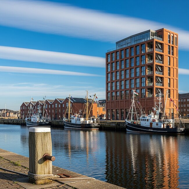 Fischereihafen in Cuxhaven